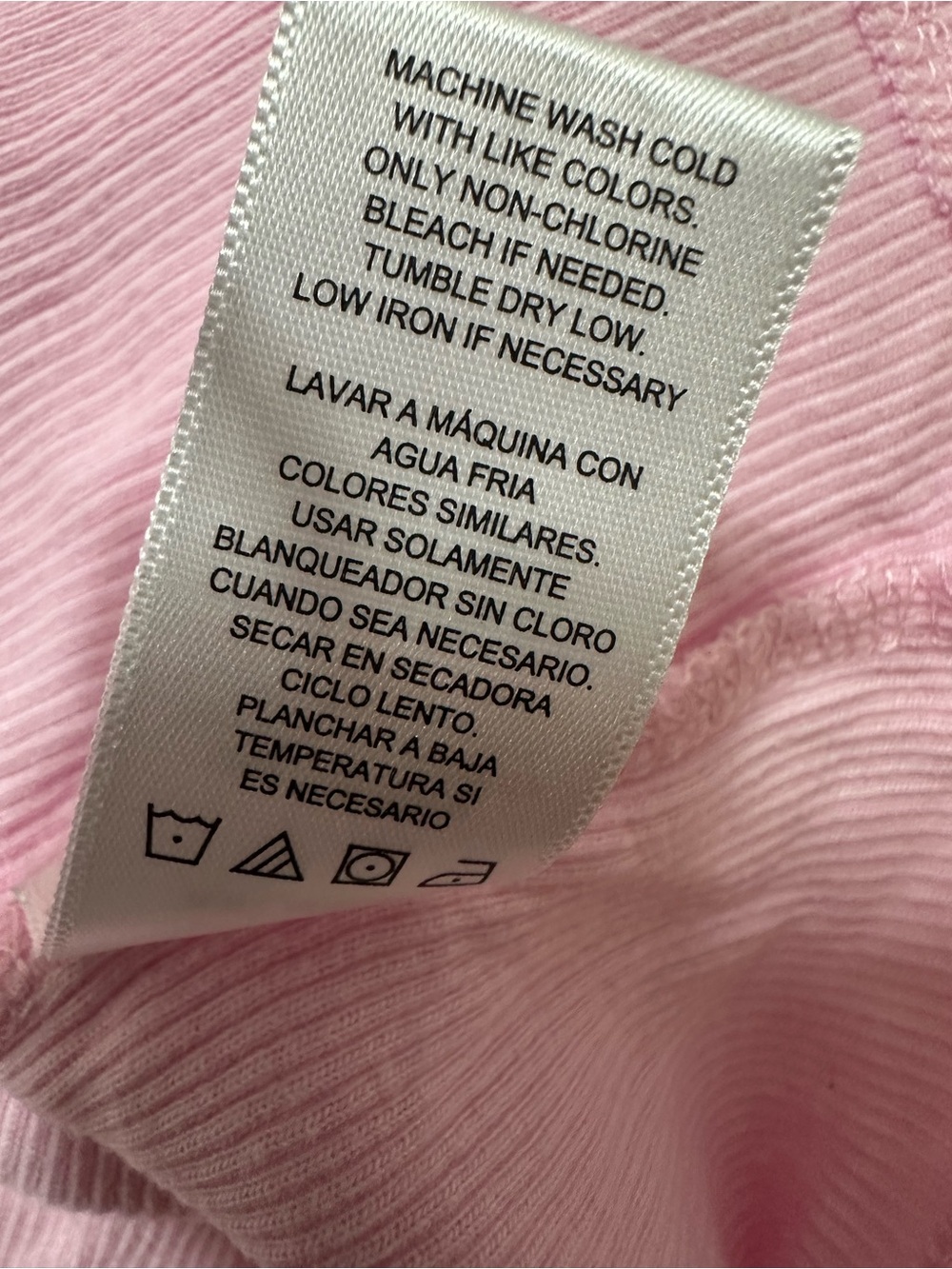 Vince Camuto Peony Pink Puff-Sleeve Crewneck Top, Ribbed, XXL 100% Cotton 🩷🩷❤️🩷🩷 - Picture 5 of 5
